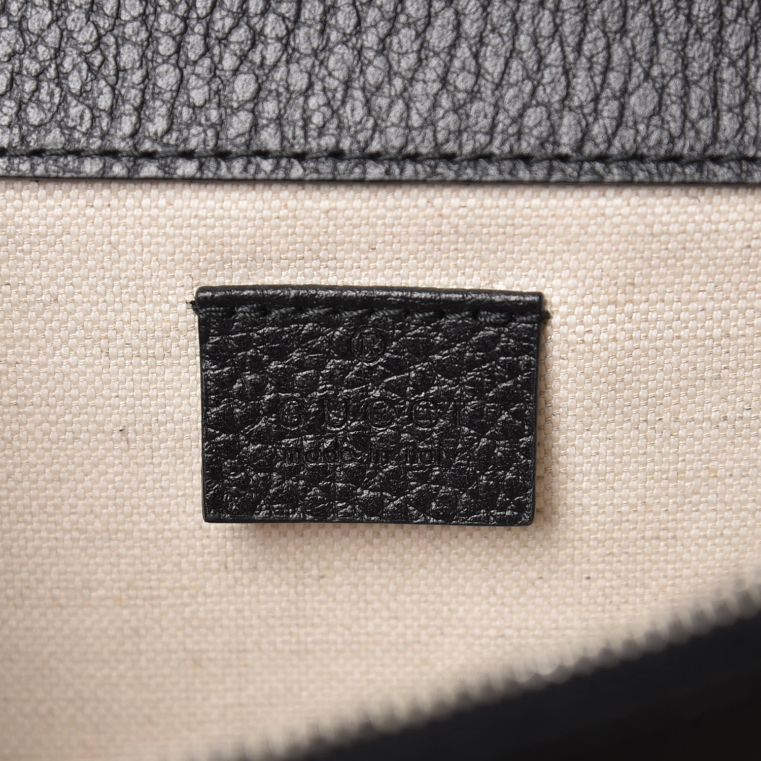 Gucci Pebbled Calfskin Small Dionysus Shoulder Bag Black 7 of 11