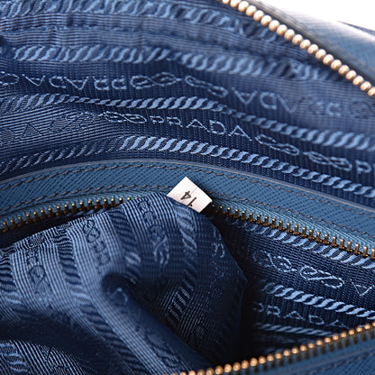 Prada Saffiano Lux Bowling Bag Cobalto 8 of 17