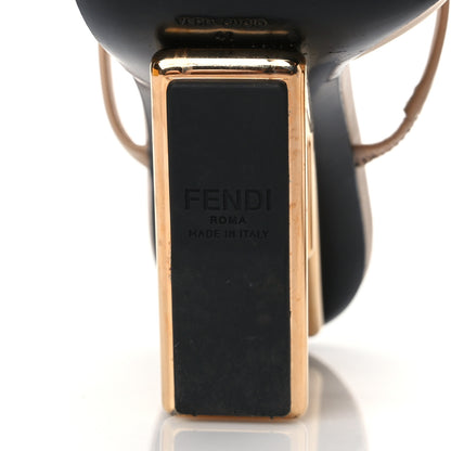 Fendi Calfskin Fendi First 95mm Slide Sandals 41 Poudre 7 of 11