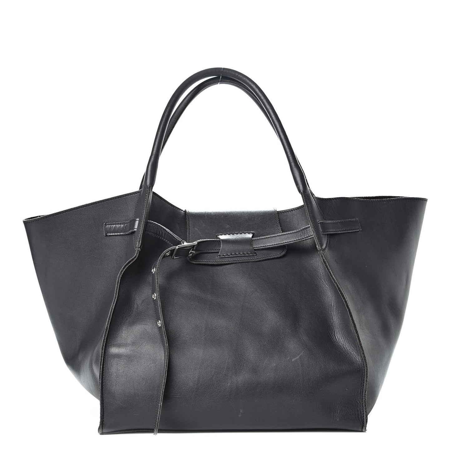 Smooth Calfskin Medium Big Bag Liquorice