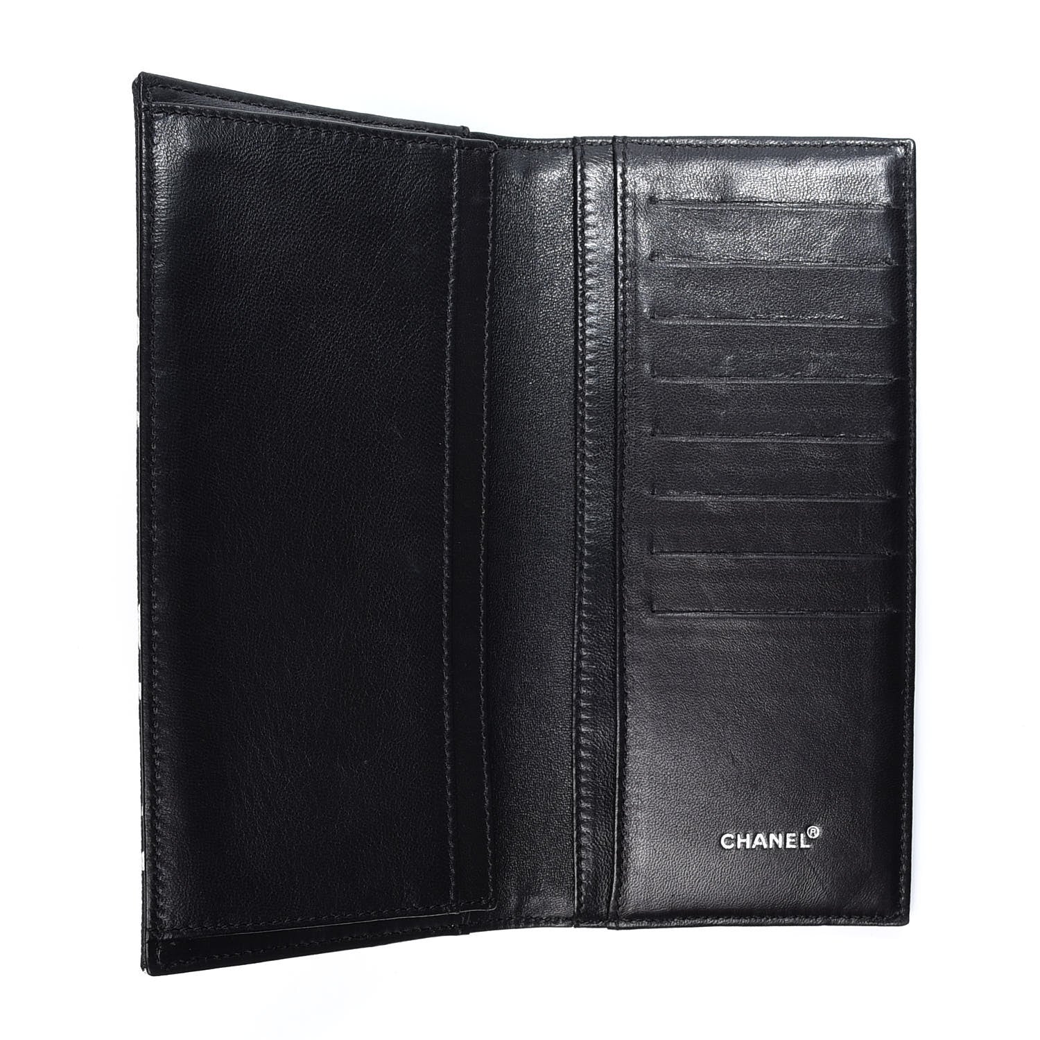 Chanel Canvas 31 Rue Cambon Yen Wallet Black 4 of 11