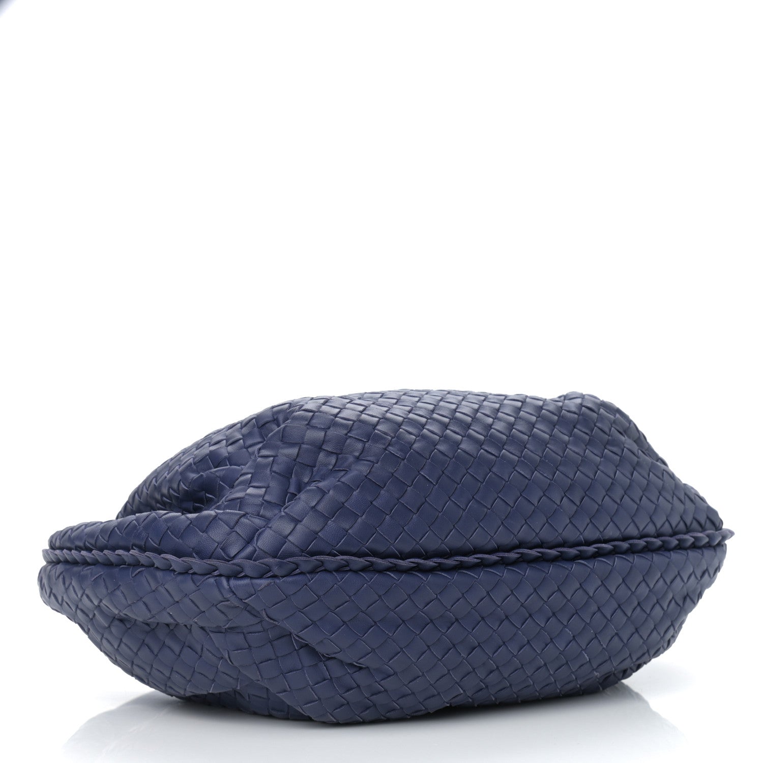 Bottega Veneta Nappa Intrecciato Medium Belly Veneta Hobo Sapphire 4 of 9