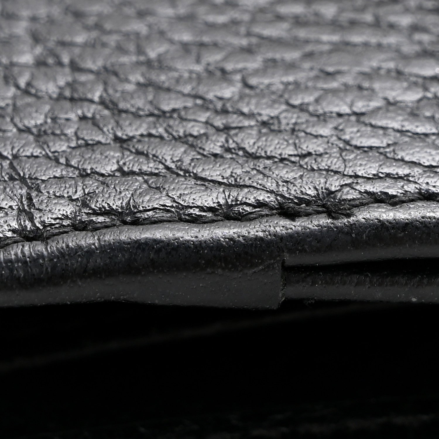 Gucci Dollar Calfskin Interlocking G French Wallet Black 11 of 12