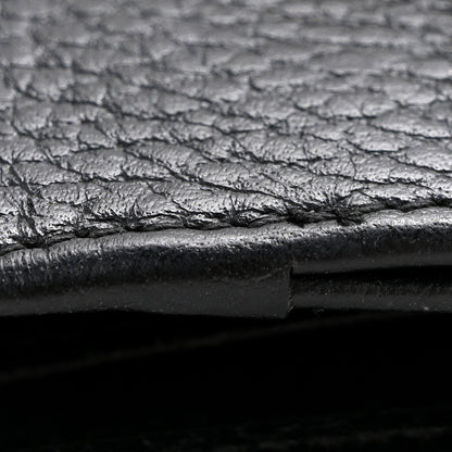 Gucci Dollar Calfskin Interlocking G French Wallet Black 11 of 12