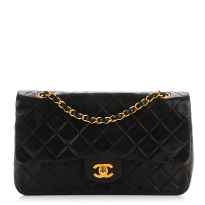 Chanel Lambskin Quilted Medium Double Flap Black 1 of 12
