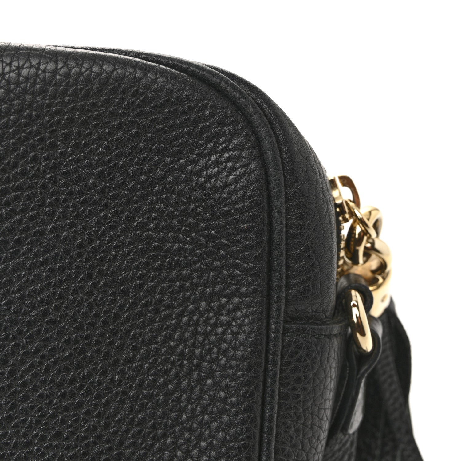 Gucci Pebbled Calfskin Small Soho Disco Bag Black 12 of 13