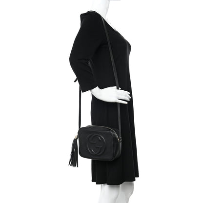 Gucci Pebbled Calfskin Small Soho Disco Bag Black 2 of 10