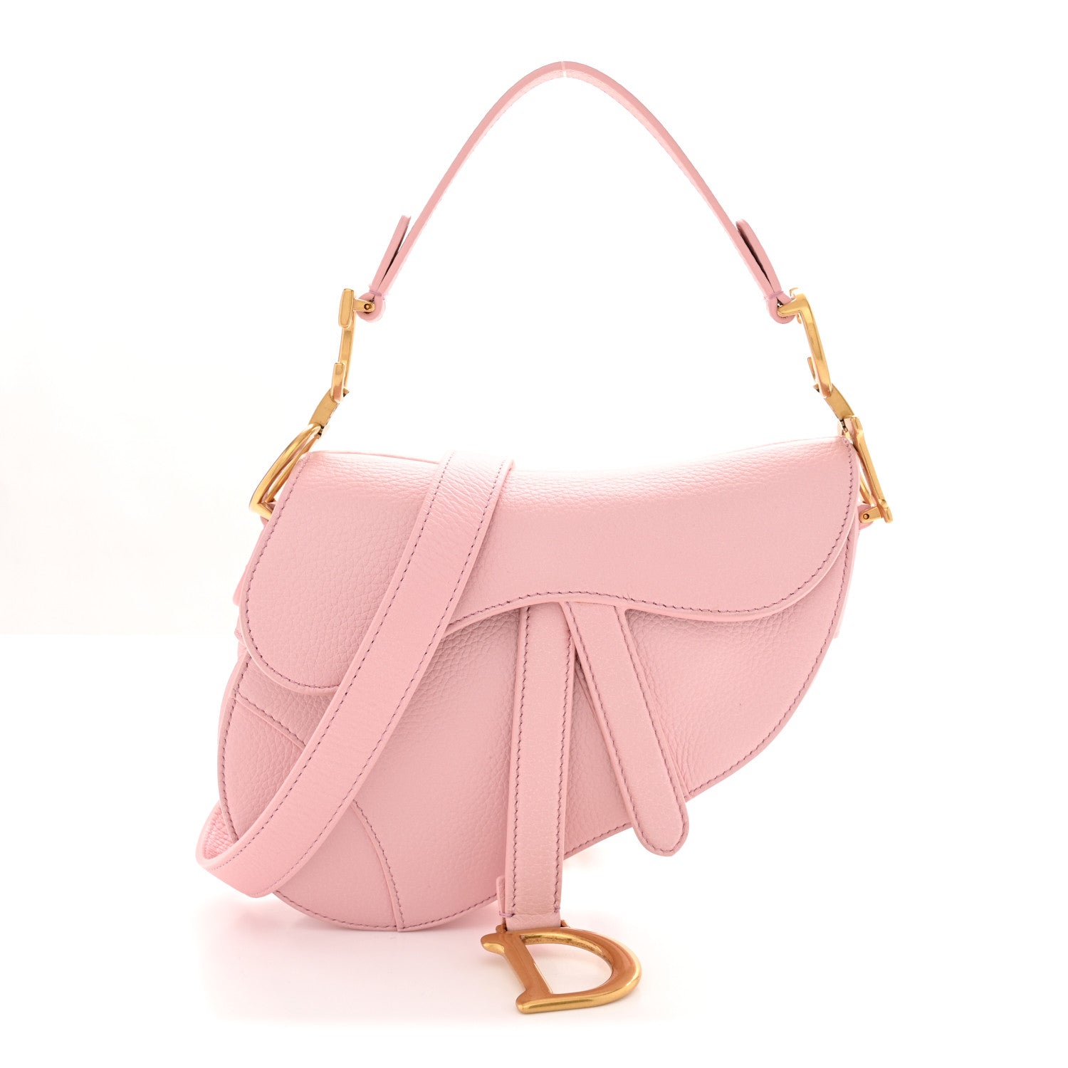Christian Dior Deerskin Mini Saddle Bag With Strap Melacoton 1 of 10