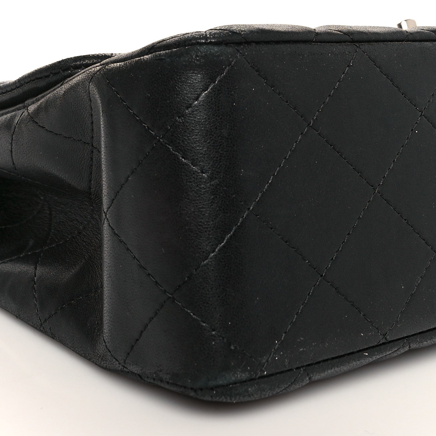 Chanel Lambskin Quilted Jumbo Single Flap Black 8 of 10