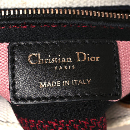 Christian Dior Canvas Florilegio Embroidered Mini Lady D-Lite White Multicolor 6 of 10