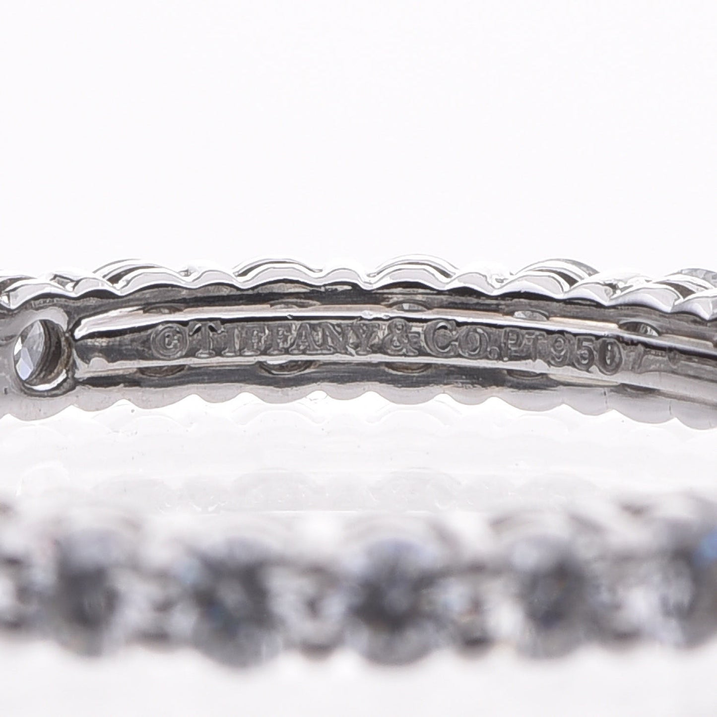 Platinum Diamond 2.2mm Embrace Eternity Band Ring 51 5.75