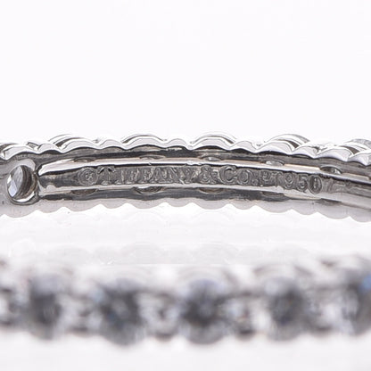 Tiffany Platinum Diamond 2.2mm Embrace Eternity Band Ring 51 5.75 4 of 4