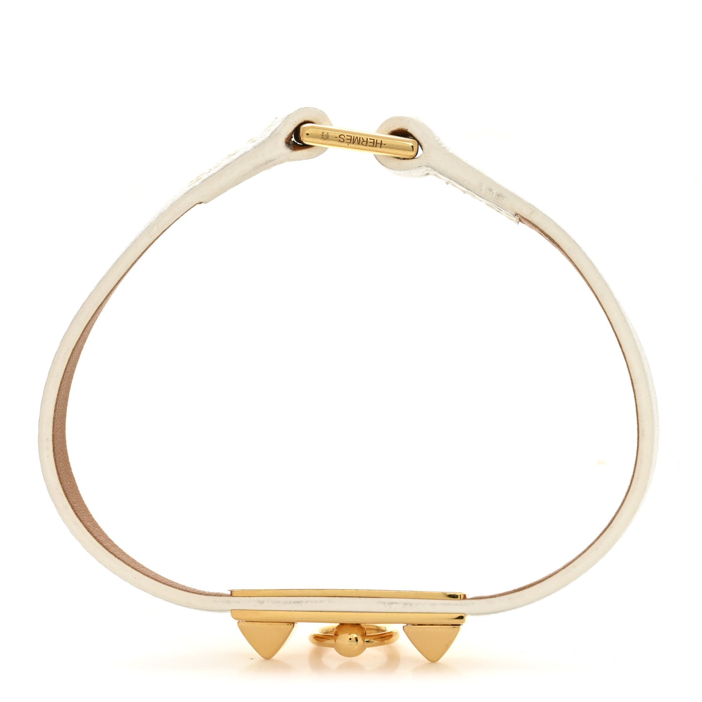 Epsom Micro Rivale Bracelet M White