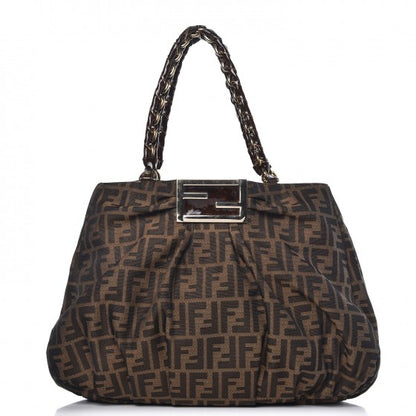 Fendi Zucca Mia Tote Tobacco 1 of 4