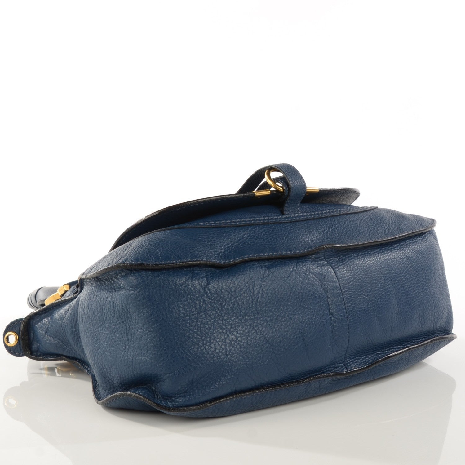 Chloe Calfskin Medium Marcie Satchel Royal Navy 4 of 10