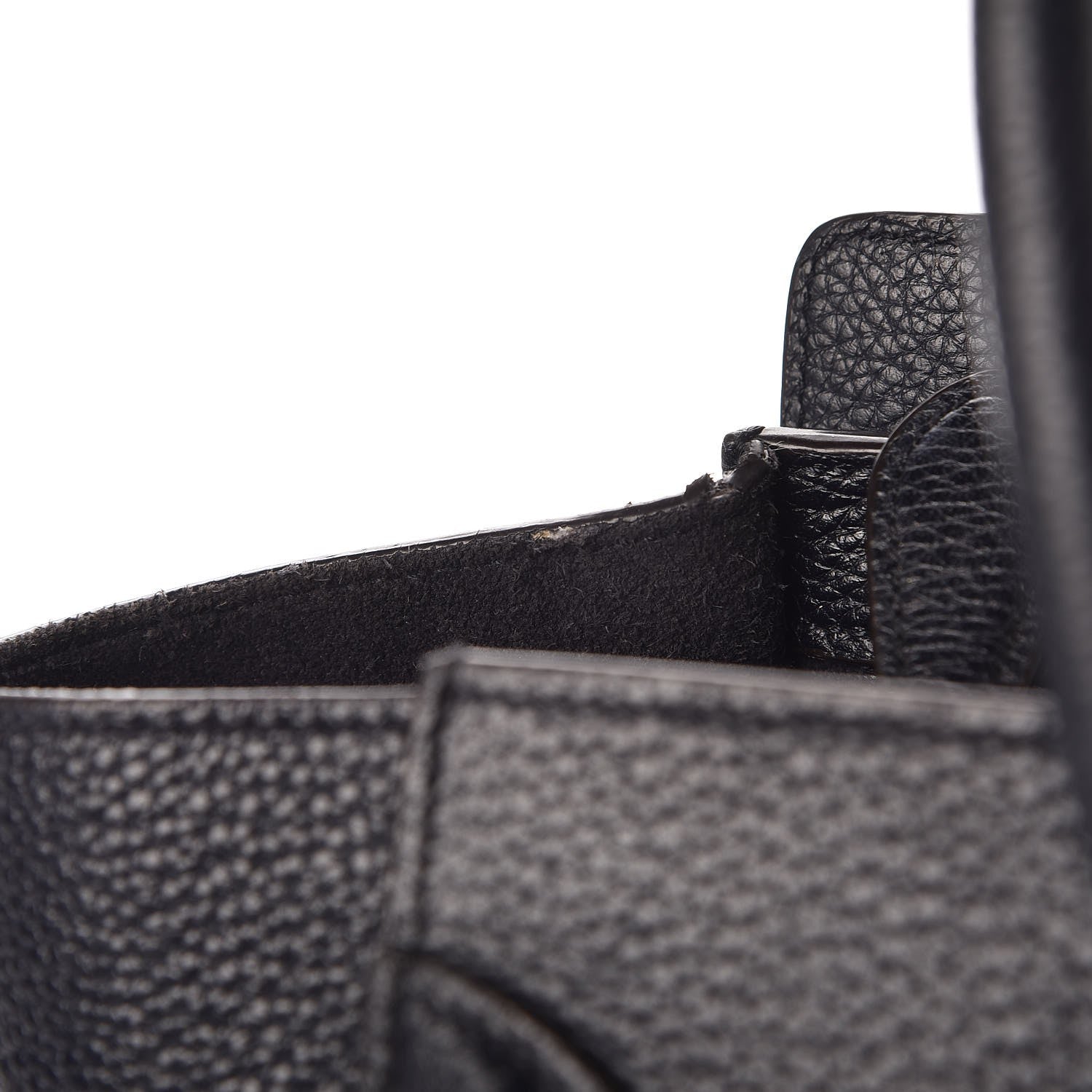 Celine Drummed Calfskin Micro Luggage Black 31 of 31