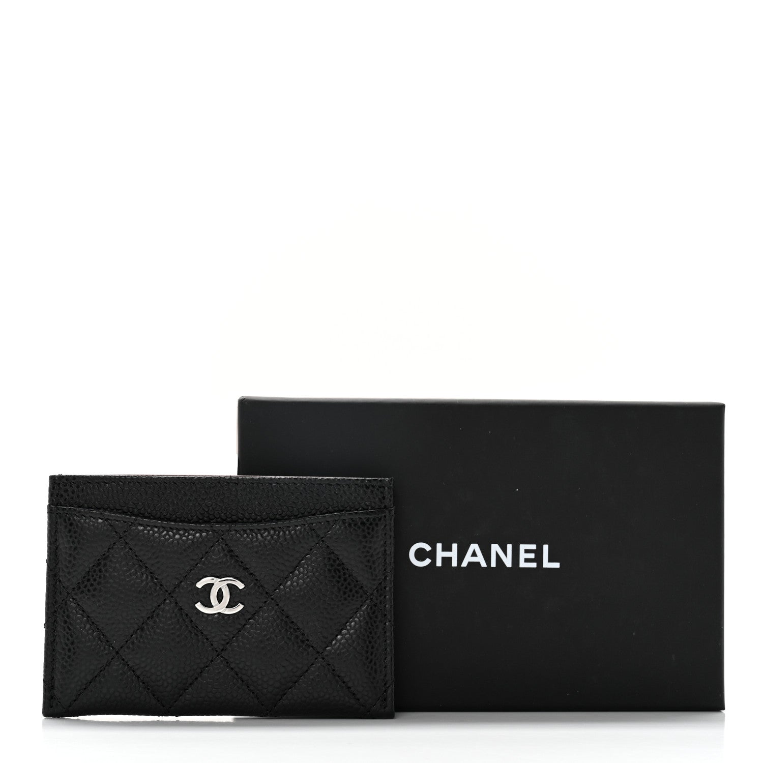 Chanel Caviar Quilted Card Holder Black 11 of 11