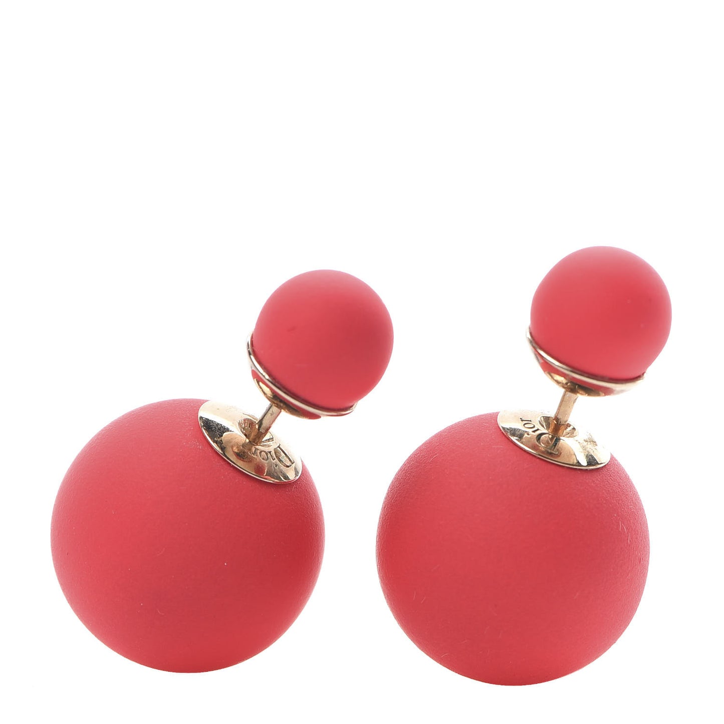 Mise En Dior Tribal Earrings Matte Pink