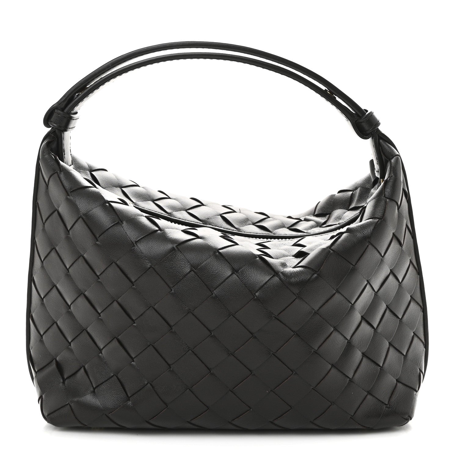 Bottega Veneta Calfskin Nappa Intrecciato Mini Wallace Fondant 1 of 10
