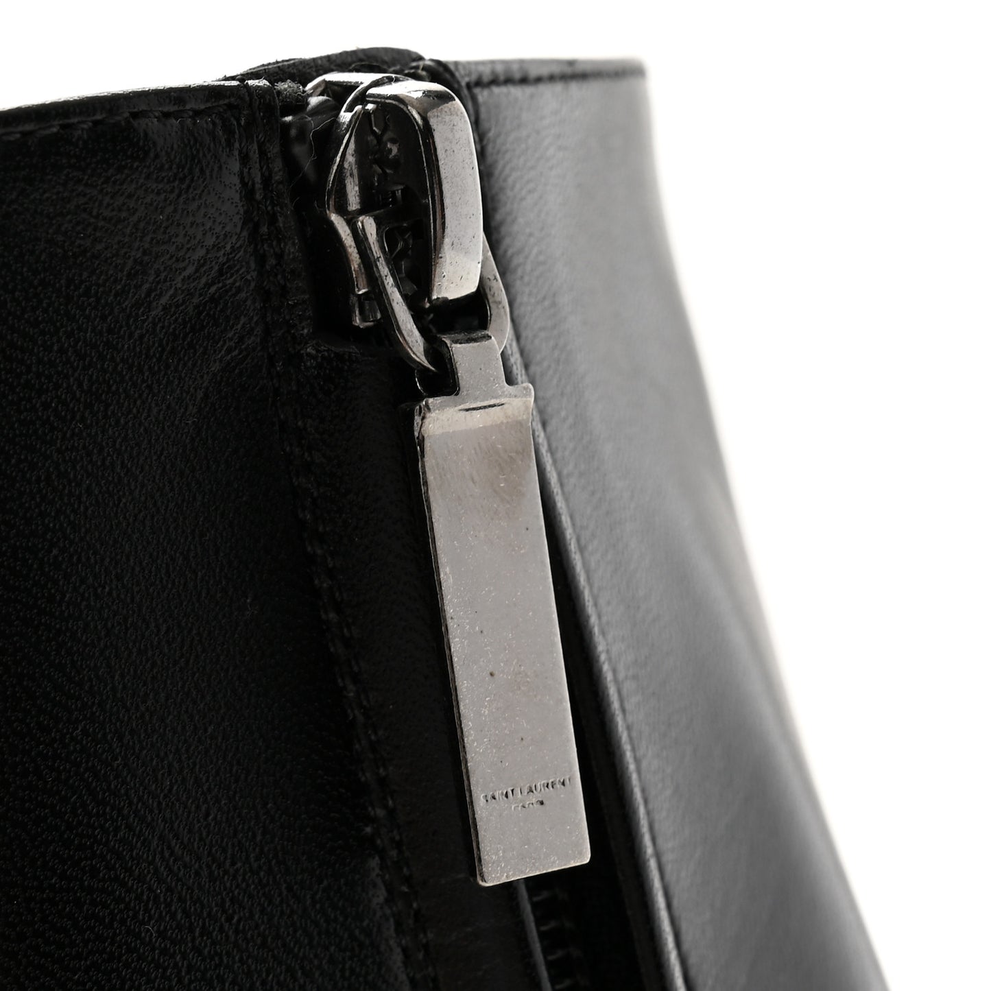 Nappa Vendome Loulou Ankle Zip Boot 38 Black