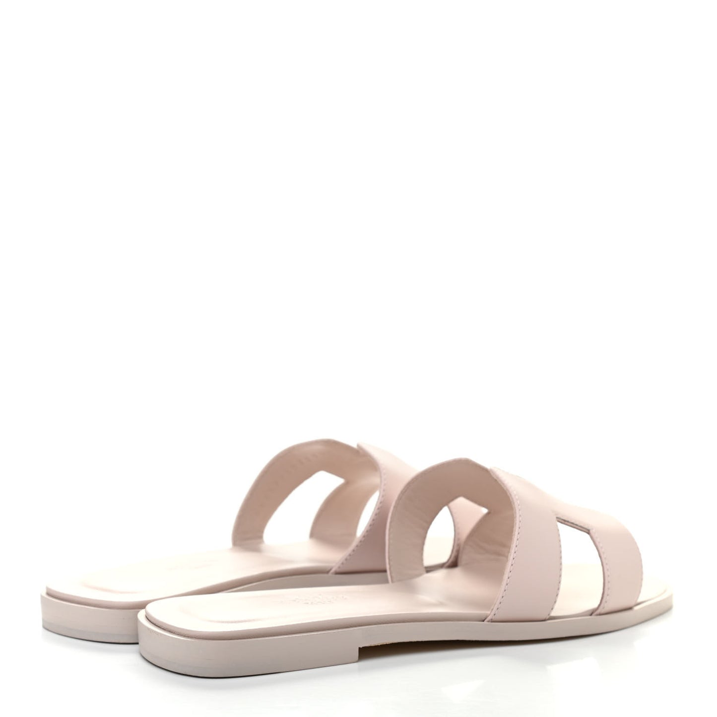 Box Calfskin Oran Sandals 37 Rose Pale