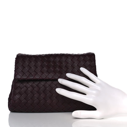 Bottega Veneta Nappa Intrecciato Flap Clutch Opera 2 of 9