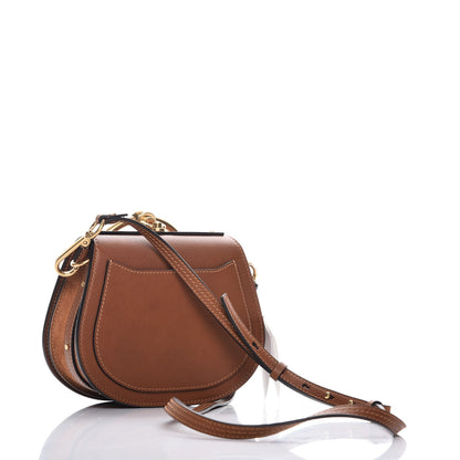 Chloe Calfskin Suede Small Nile Bracelet Bag Caramel 4 of 10
