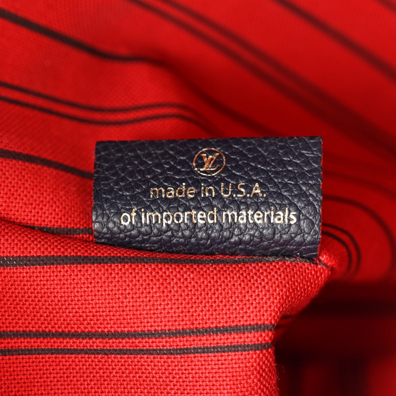 Louis Vuitton Empreinte Pochette Metis Marine Rouge 7 of 12