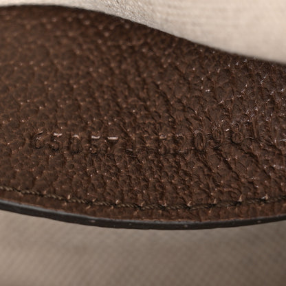 Gucci Monogram Jumbo GG Textured Dollar Calfskin Web Mini Horsebit 1955 Shoulder Bag Camel Ebony New Acero 6 of 12