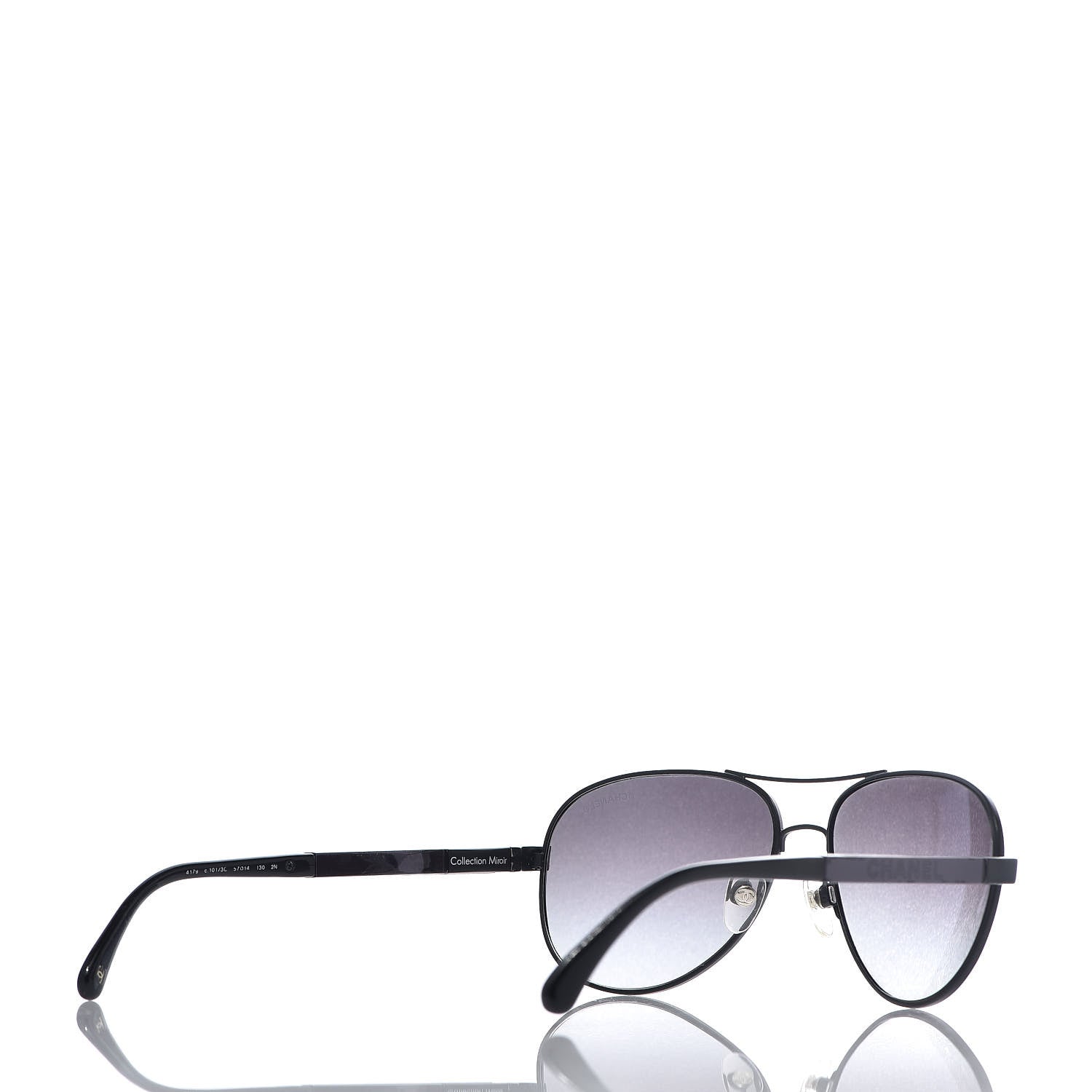 Chanel Aviator Sunglasses 4179 Black 4 of 10
