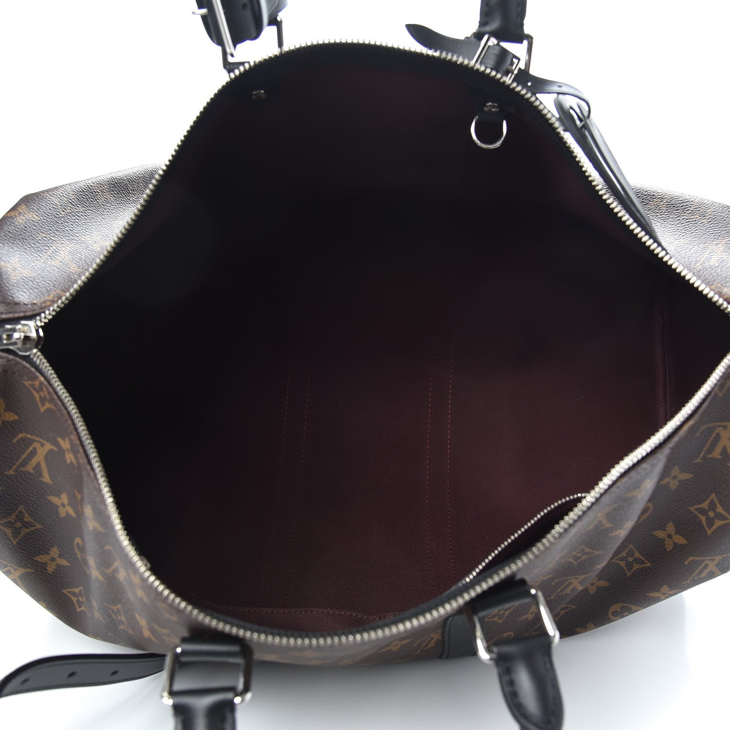 Louis Vuitton Monogram Macassar Keepall Bandouliere 45 4 of 9