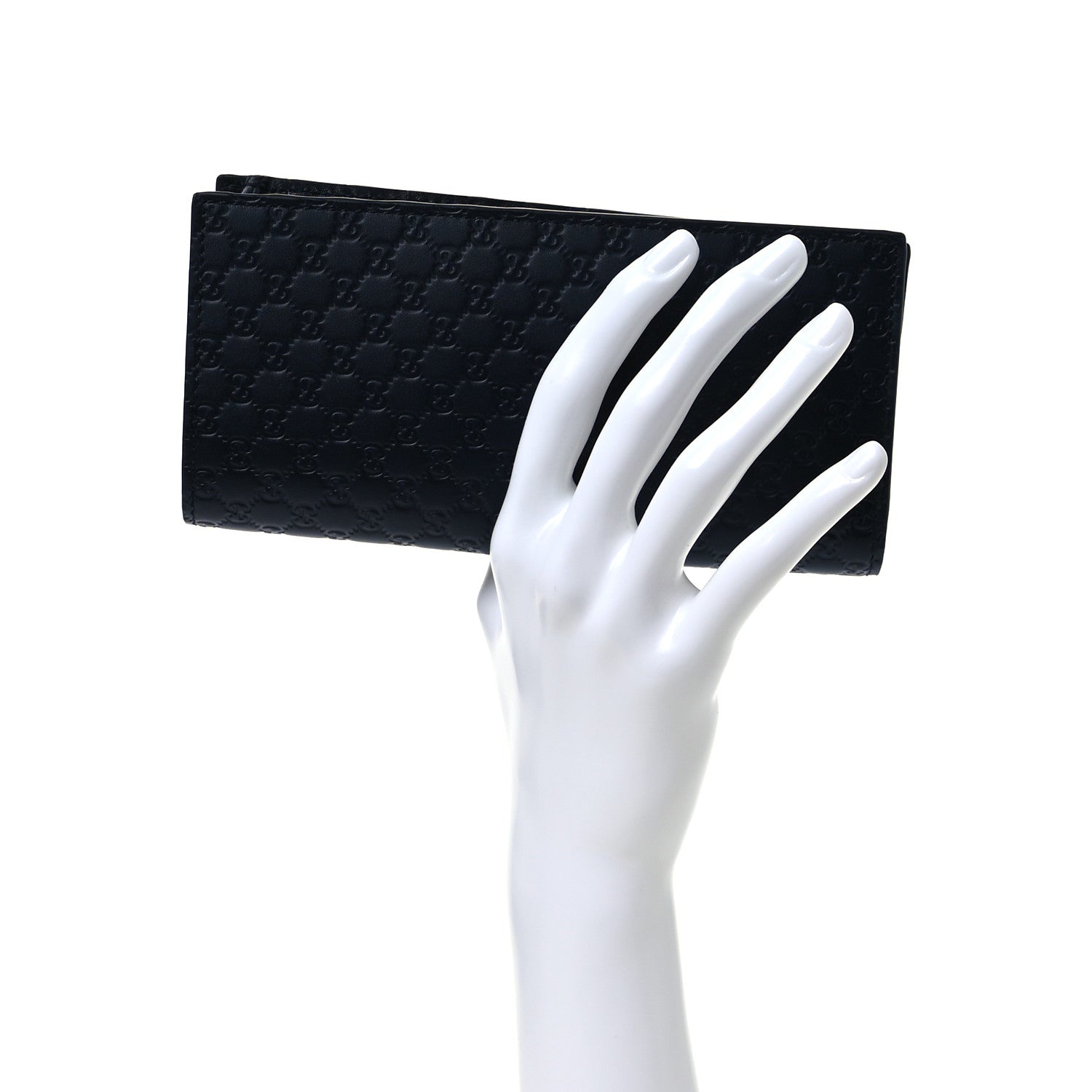 Gucci Microguccissima Bi-Fold Organizer Wallet Blue 2 of 8