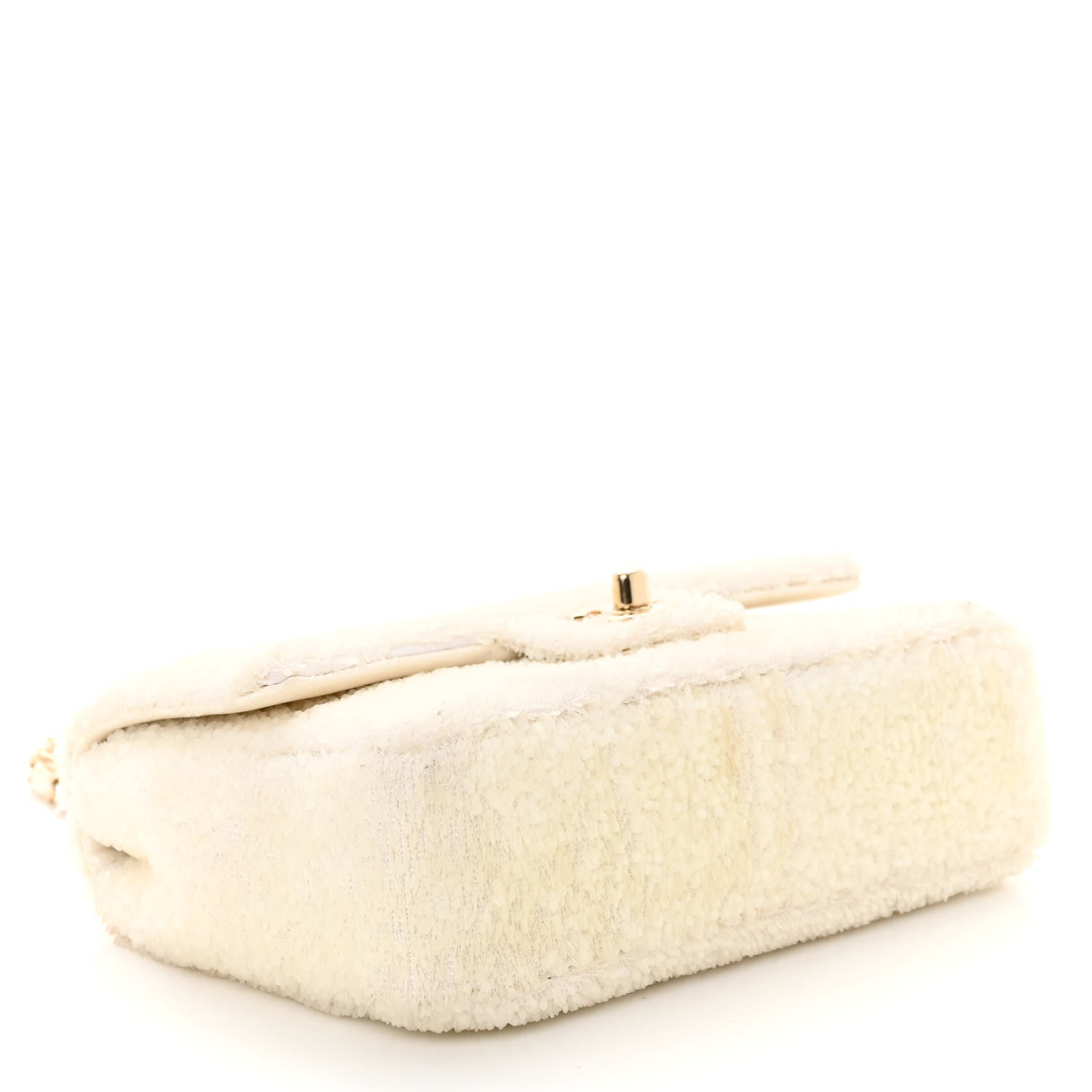 Chanel Sequin Mini Rectangular Flap White 4 of 10