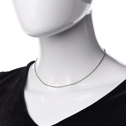 Hermes 18K White Gold Chaine D'Ancre Punk Necklace 2 of 5