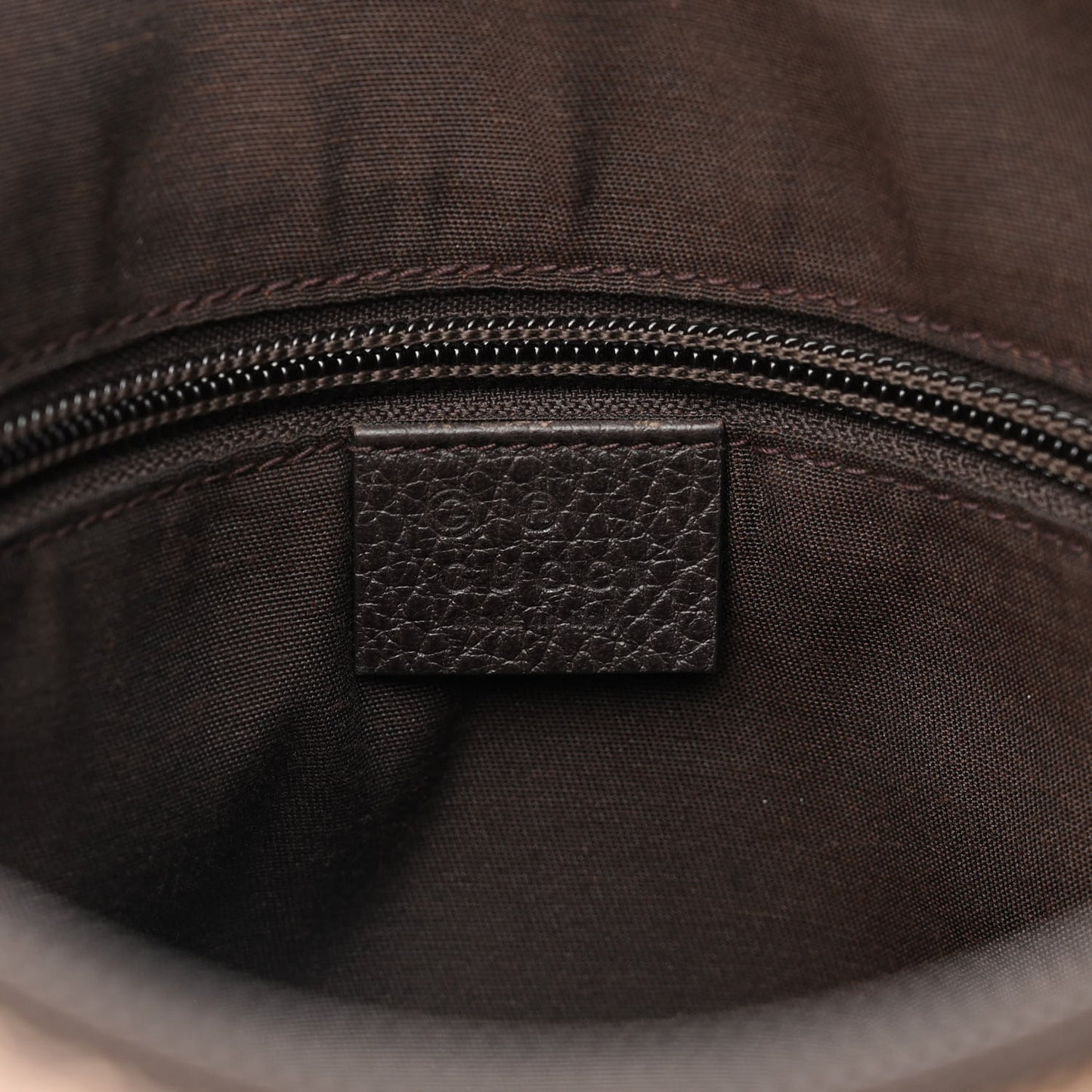 Crystal Monogram Flat Messenger Bag Dark Brown