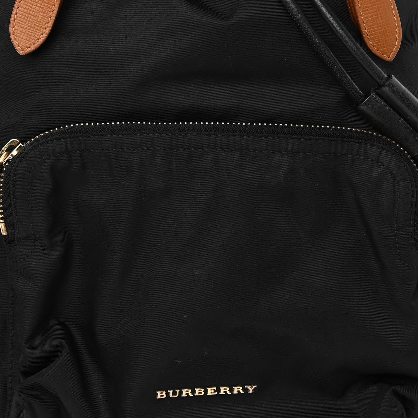 Nylon Large Rucksack Backpack Black