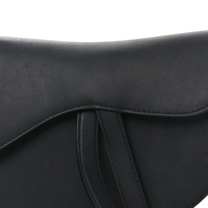 Christian Dior Ultra Matte Calfskin Saddle Bag Black 7 of 9