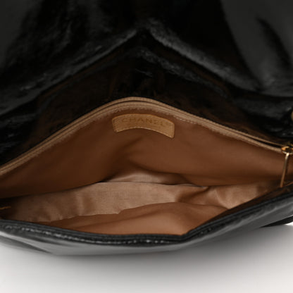 Chanel Vinyl Medium Rock and Chain Flap Black 5 of 10