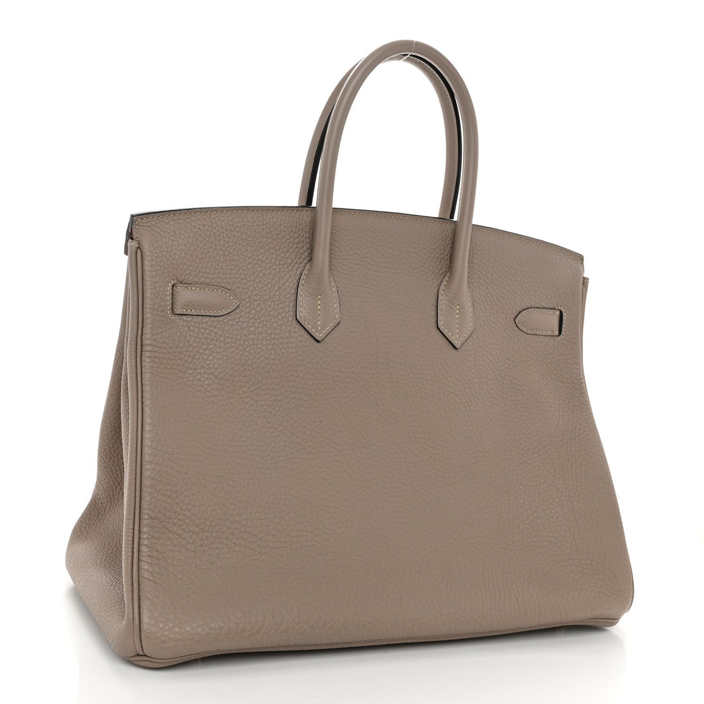 Togo Horseshoe Birkin 35 Gris Tourterelle Rose Tyrien
