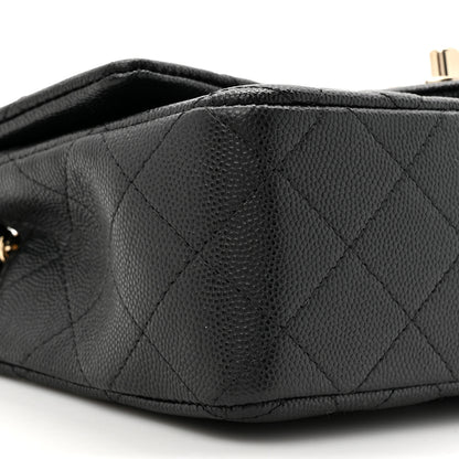 Chanel Caviar Quilted Mini Rectangular Flap Black 10 of 11