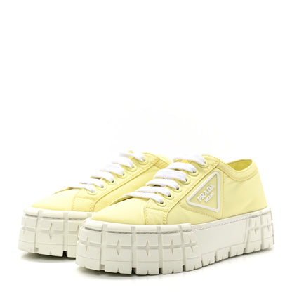 Prada Re-Nylon Gabardine Triangle Logo Double Wheel 50mm Sneakers 39 Narciso 3 of 11