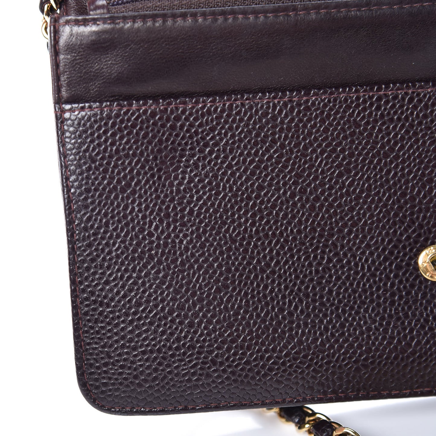 Caviar Timeless CC Wallet On Chain WOC Dark Brown