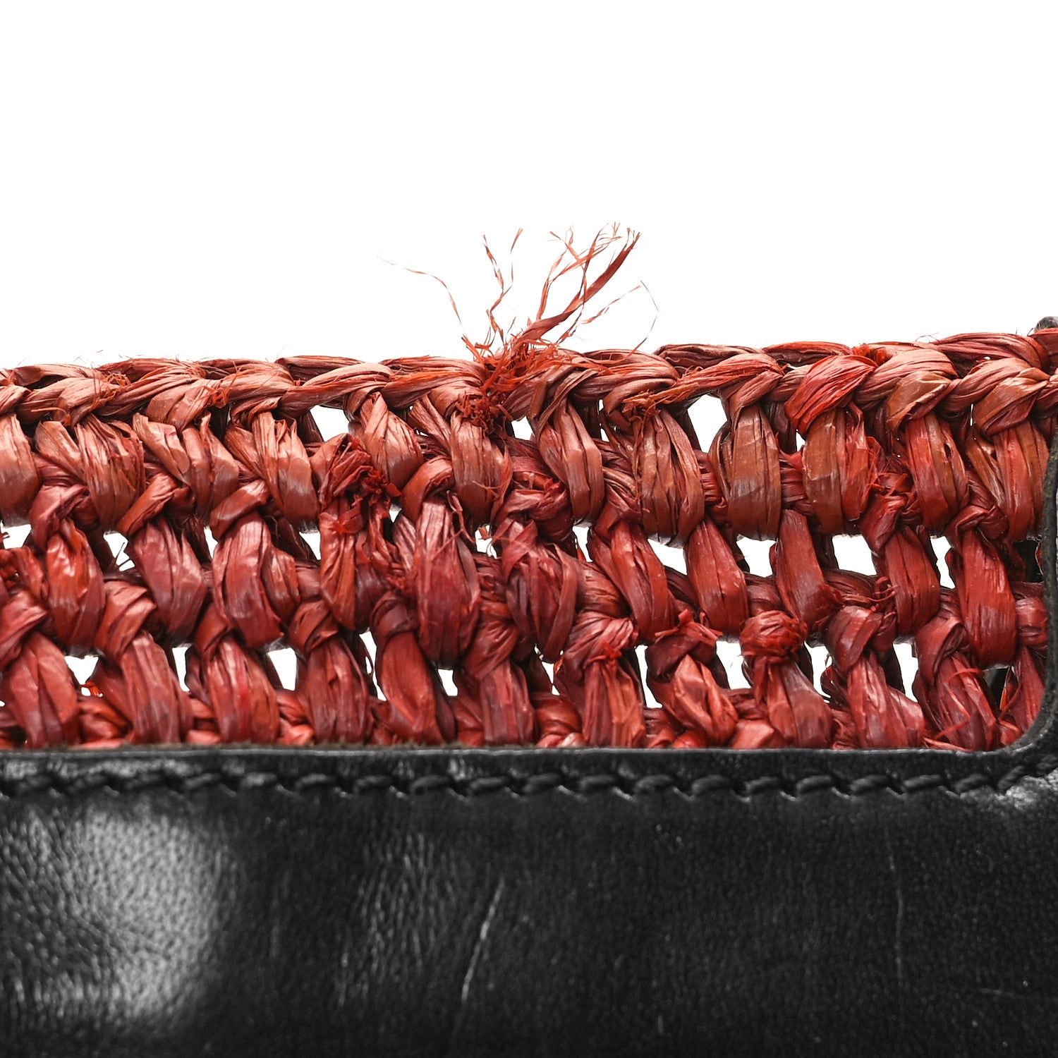 Balenciaga Raffia Woven Large Tote Brown Black 11 of 12