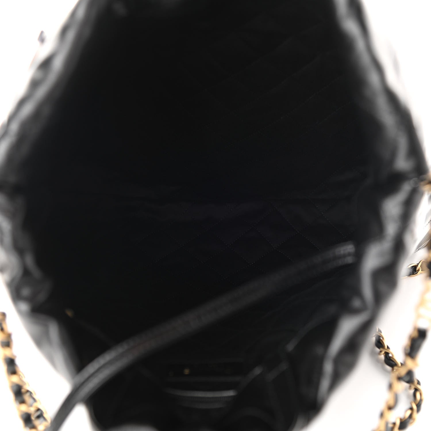 Chanel Shiny Calfskin Quilted Chanel 22 Backpack Black 5 of 10