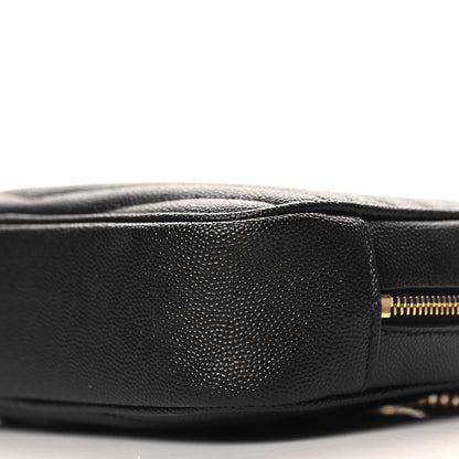 Saint Laurent Grain De Poudre Matelasse Monogram Mini Lou Camera Bag Black 10 of 10