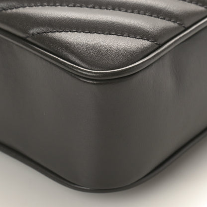 Saint Laurent Calfskin Matelasse Monogram Lou Camera Bag Asphalt 8 of 8