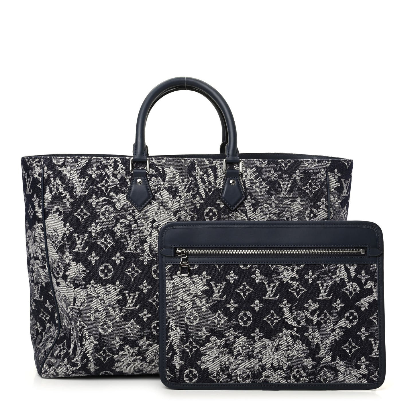 Monogram Tapestry Grand Sac Bleu