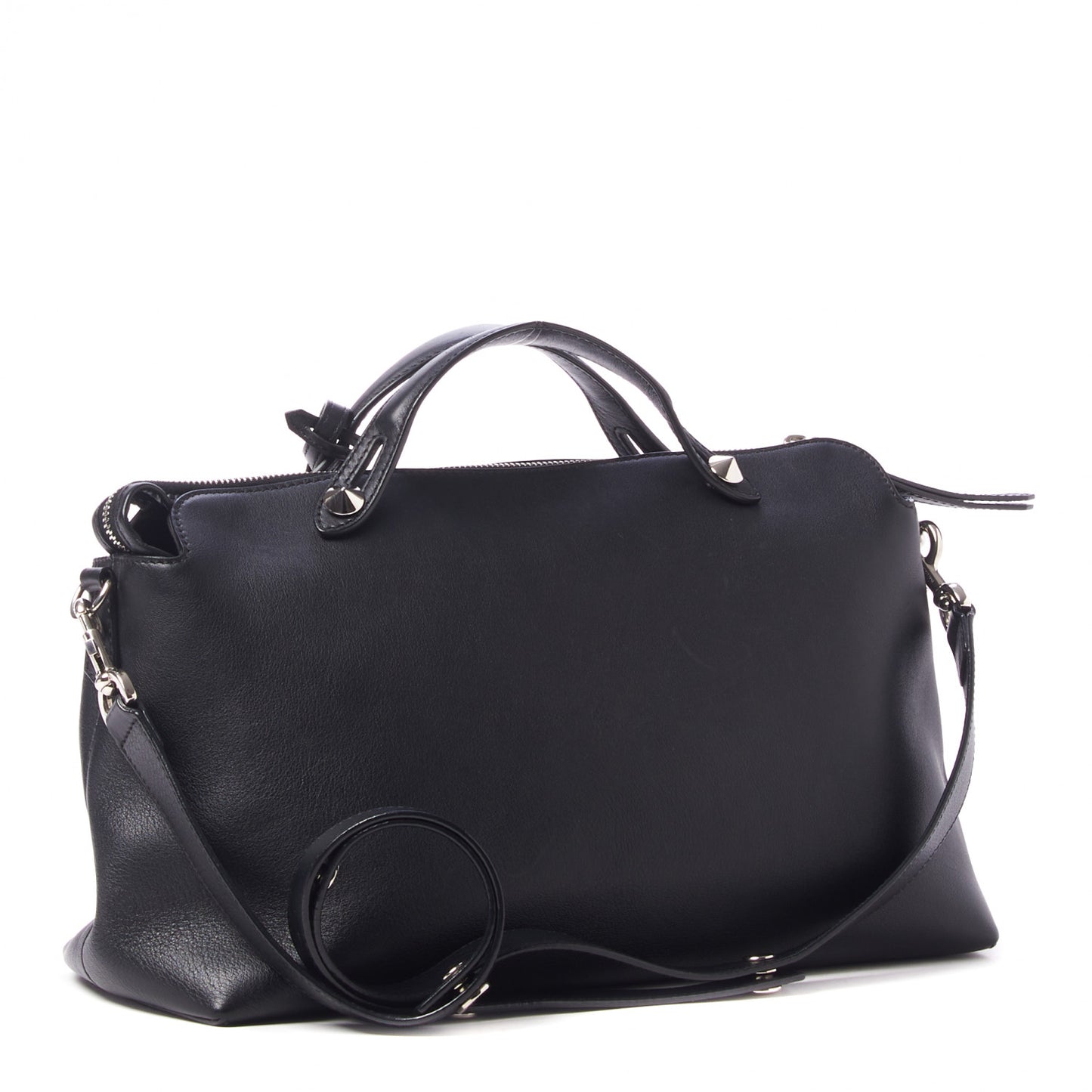 Vitello Dolce Large By The Way Boston Bag Black