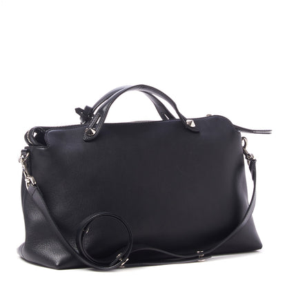 Fendi Vitello Dolce Large By The Way Boston Bag Black 3 of 11