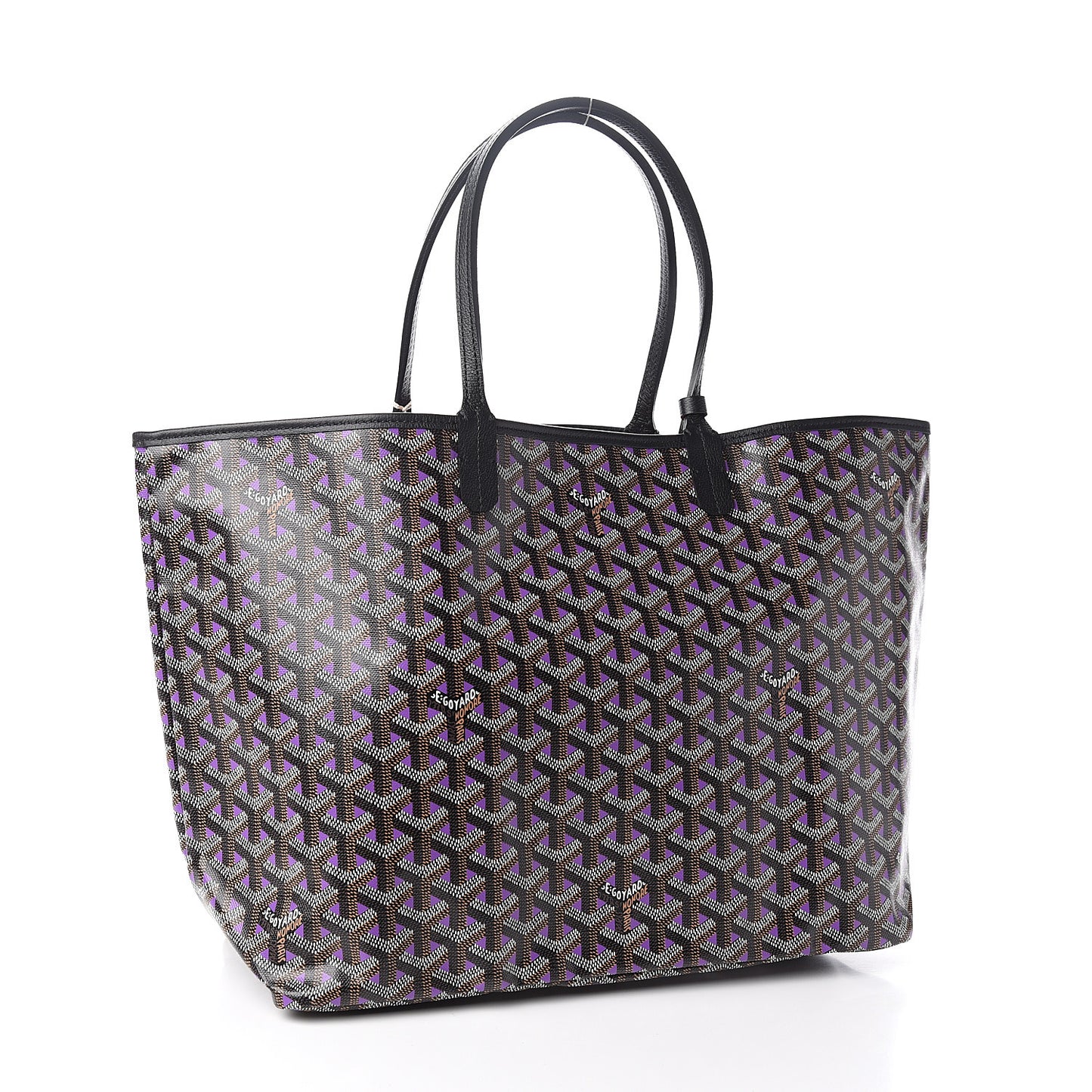 Goyardine Saint Louis Claire Voie PM Black Violet